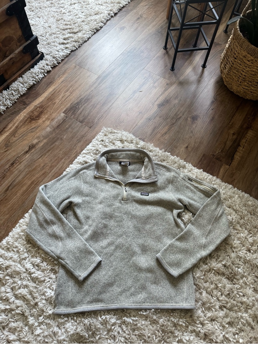Patagonia Women’s Half-Zip Fleece Pullover - Light Gray